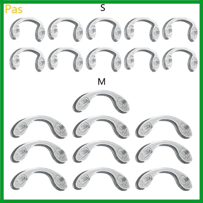 10 Pcs Almofadas Para Óculos Antiderrapantes Almofada Nariz Silicone Antiderrapante Macio