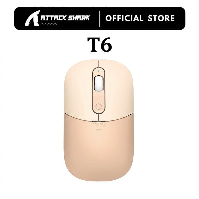 APAYADO T6 Mini Mouse Sem Fio Elegante Com Bloqueio De Cores 2.4G Plug and Play 800-1600 3 Níveis DPI Soft-Click Ergonôm