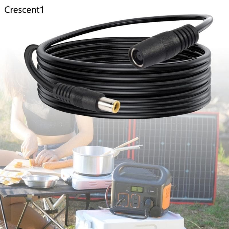 Crescent1 Solar DC7909 Carregamento 14AWG Fio Cobre 5 Metros Comprimento