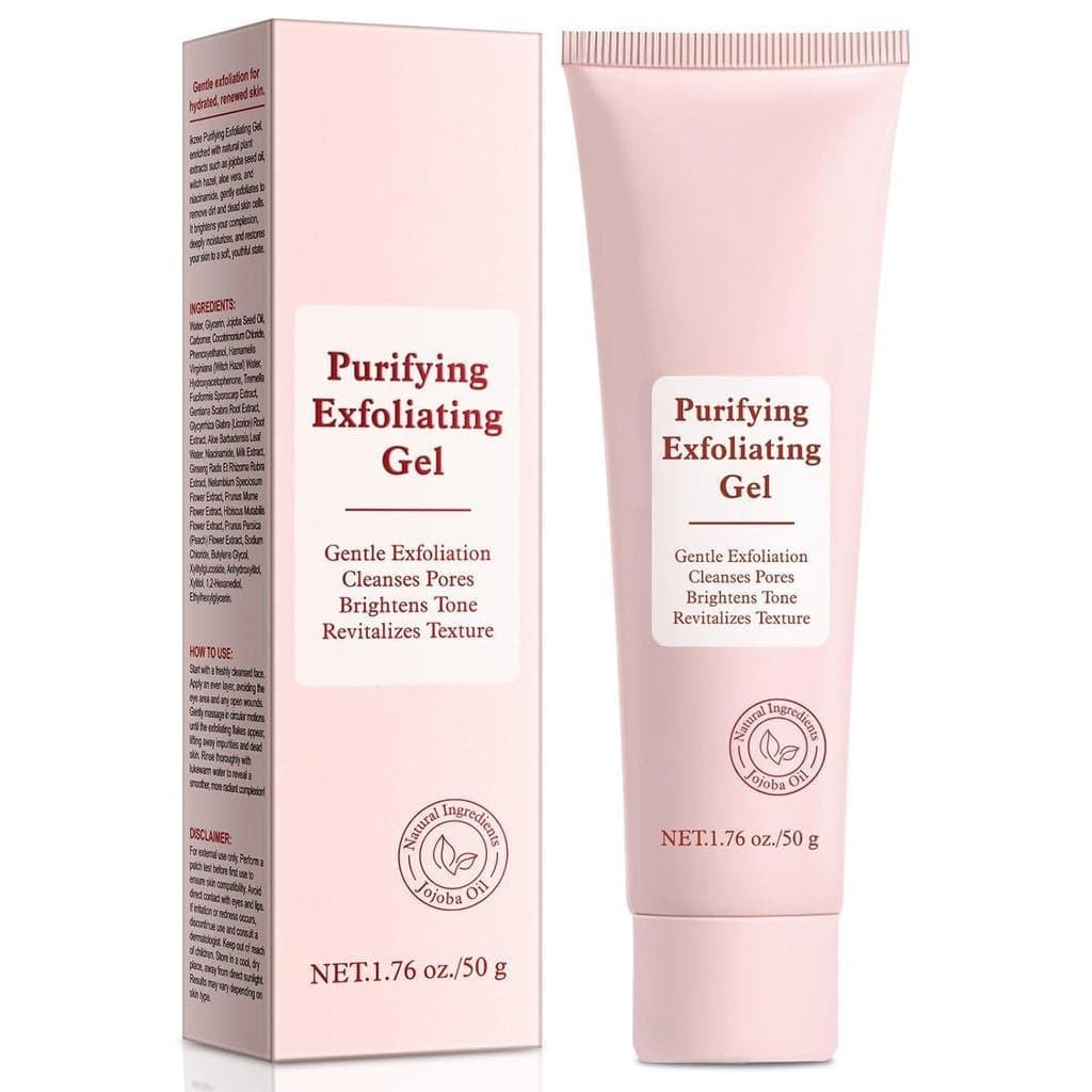 Gel esfoliante puro, limpador facial, esfoliante corporal, gel esfoliante, solução esfoliante, suave para rosto e corpo,