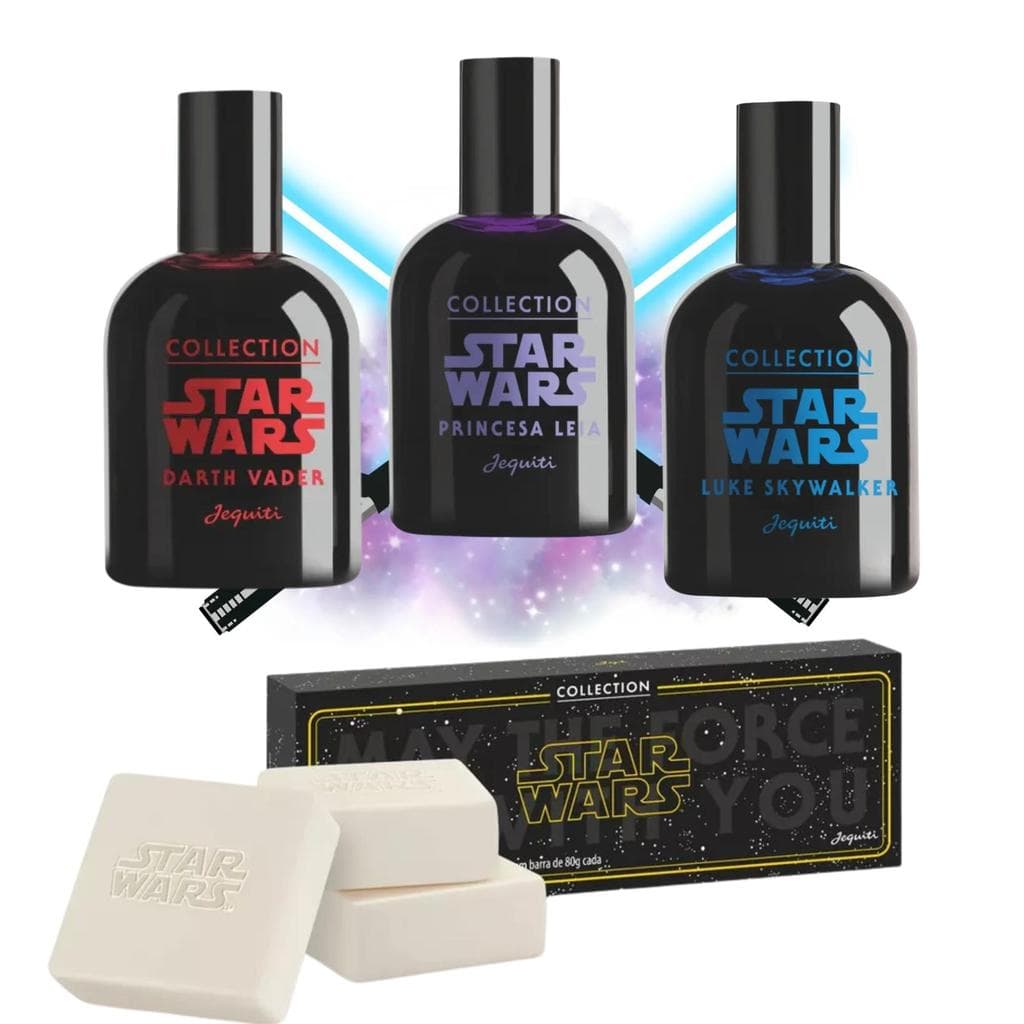 Kit Perfume + Estojo de Sabonetes Star Wars | Jequiti Original