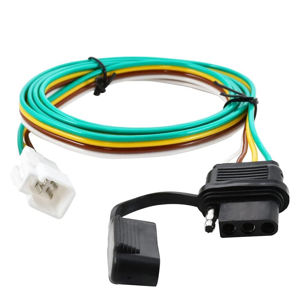 Fiação Personalizada Oyviny de 4 Pinos para Reboque para Toyota Highlander 2008-2019, Requer Pacote de Reboque de Fábric