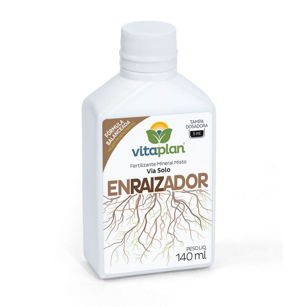 Fertilizante Mineral Misto Enraizador 140ml concentrado Vitaplan