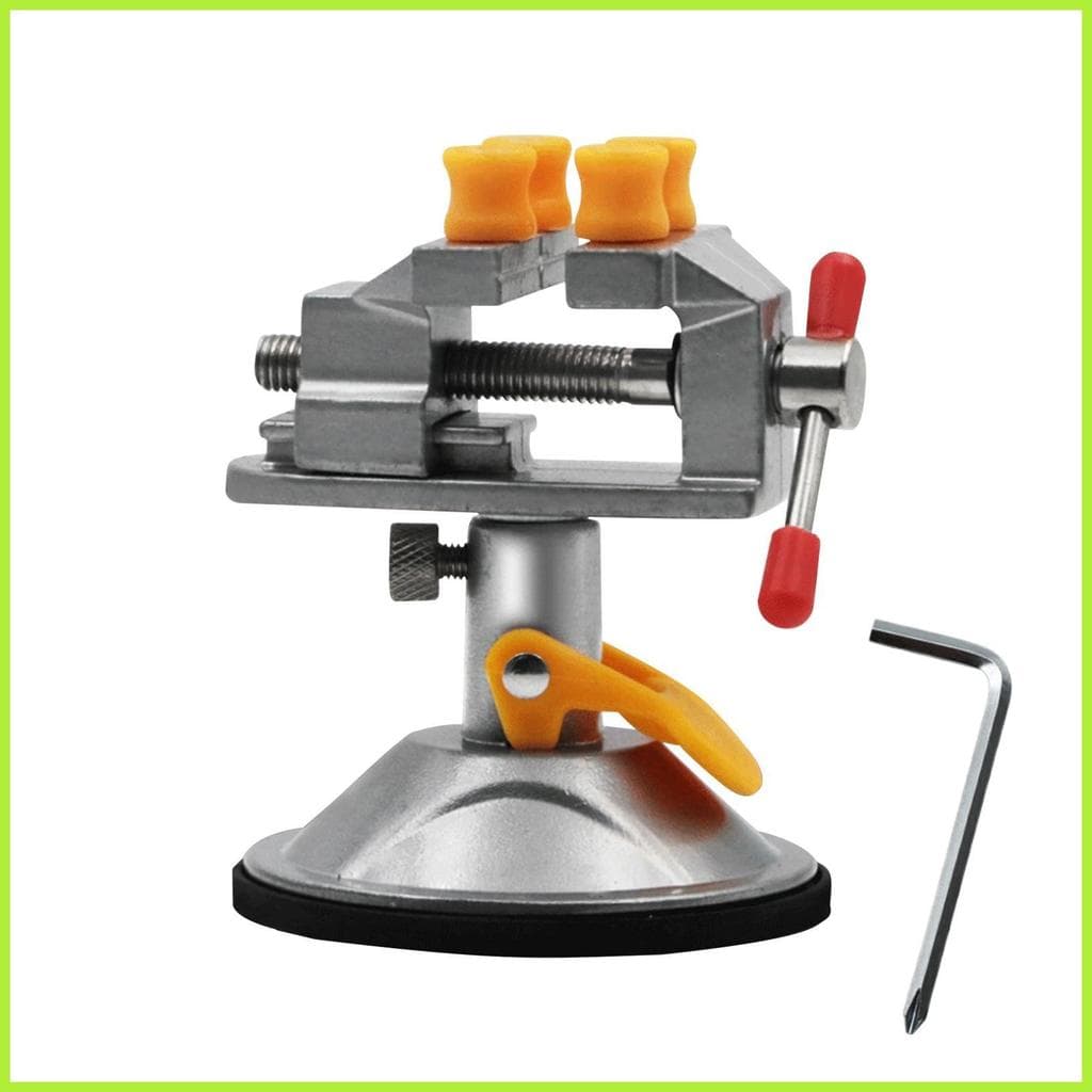Torno De Mesa Pequena Braçadeira Escultura Ferramenta Liga Alumínio Perfuração Corte Broca Vice Com Sucção beqaxbr
