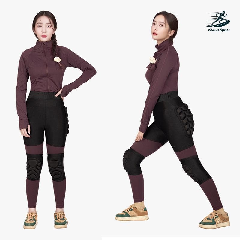Calças Protetoras De Quadril De Esqui 3D Para Patinação No Inverno , Shorts De Impacto Snowboard , Gelo , Equipamento De