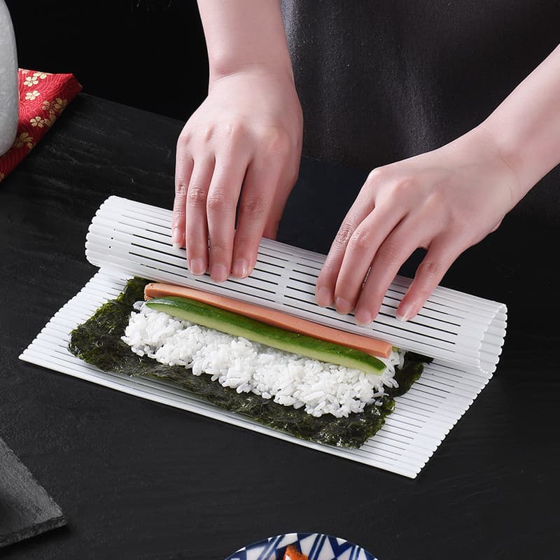 Cortina de sushi importada do japão, ferramentas para fazer sushi, molde para sushi, ferramentas de cozinha, algas marin