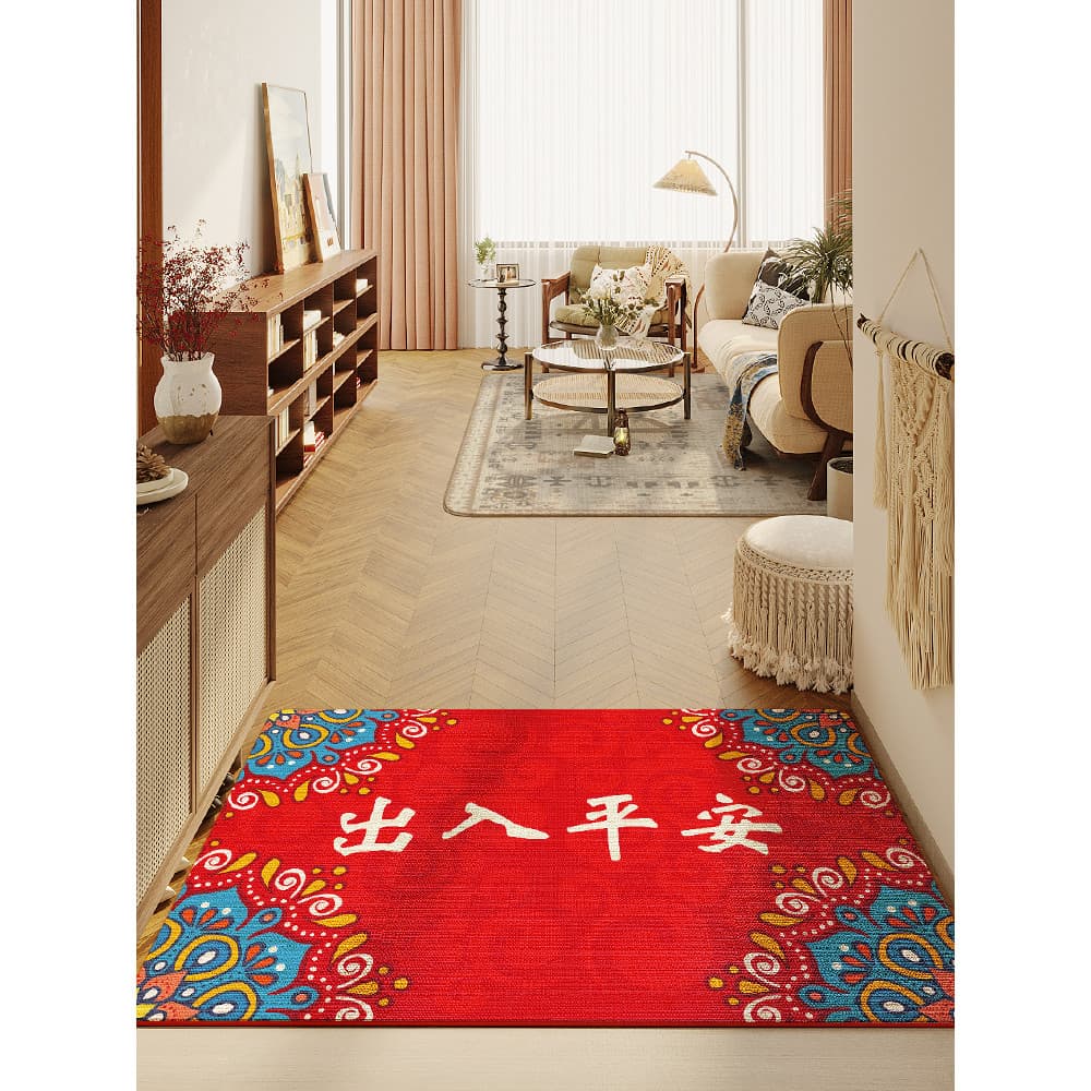 Dajiang Novo Estilo Chinês Novo Estilo Tapetes de Entrada e Saída Entrada Segura Antiderrapante Resistente ao Desgaste T