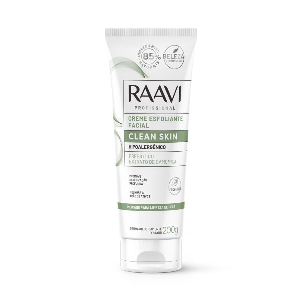 Creme Esfoliante Facial Clean Skin Raavi 200g