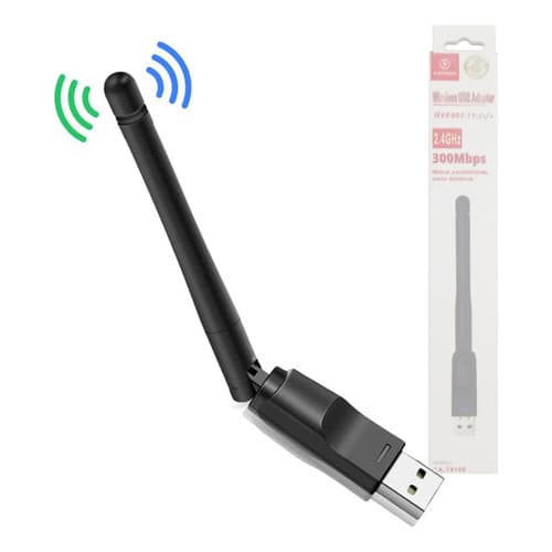 Adaptador Wireless USB Com Antena Flexível 1200mbps