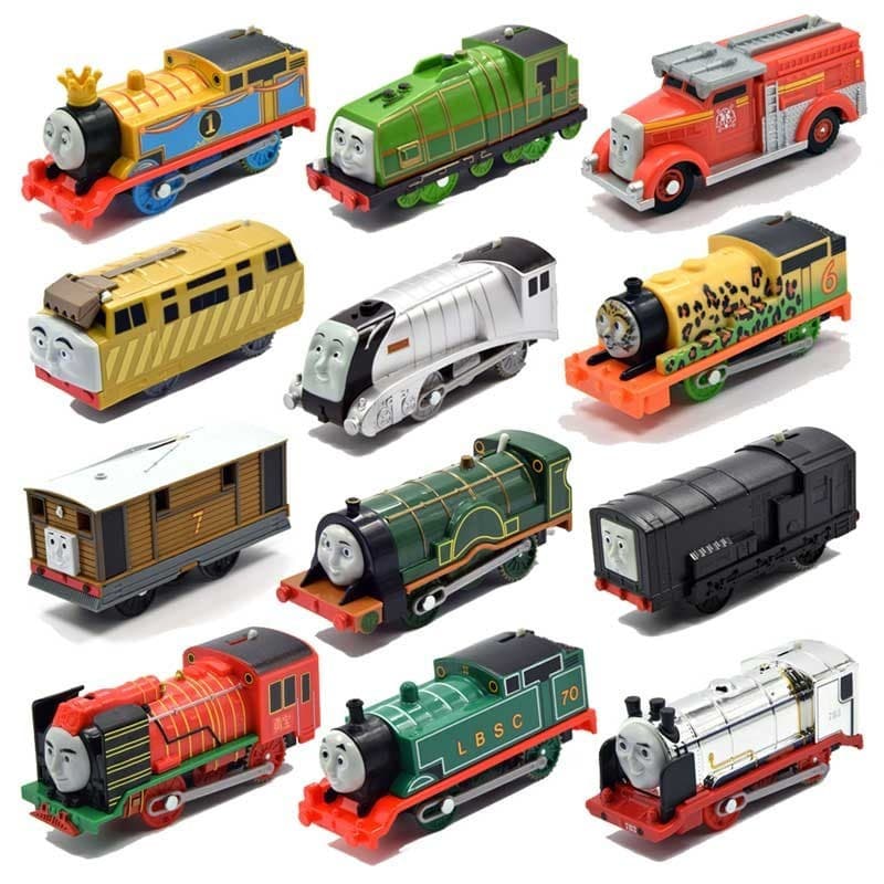 Amigos da Série Eletricista do Támes: Mestre Rossi, Emily, Toby, Spencer, Trem e Locomotiva de Brinquedo NB8H