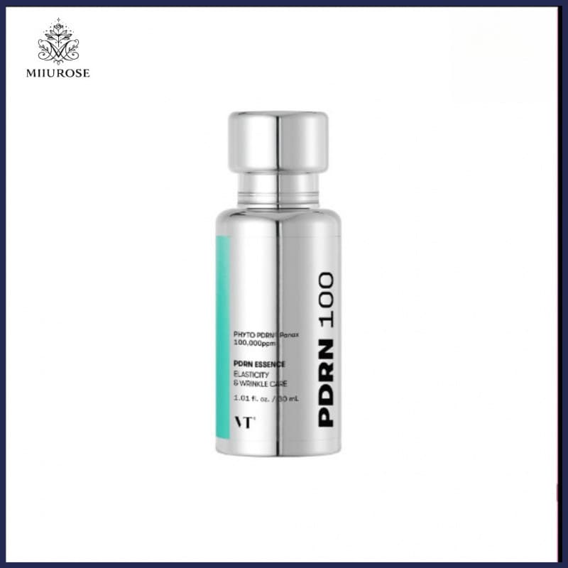 Essência Facial MIIUROSE VT PDRN 100 30ml 100.000 PPM Alta Concentração, Reparação Anti-Rugas, Ilumina o Tom da Pele, Su