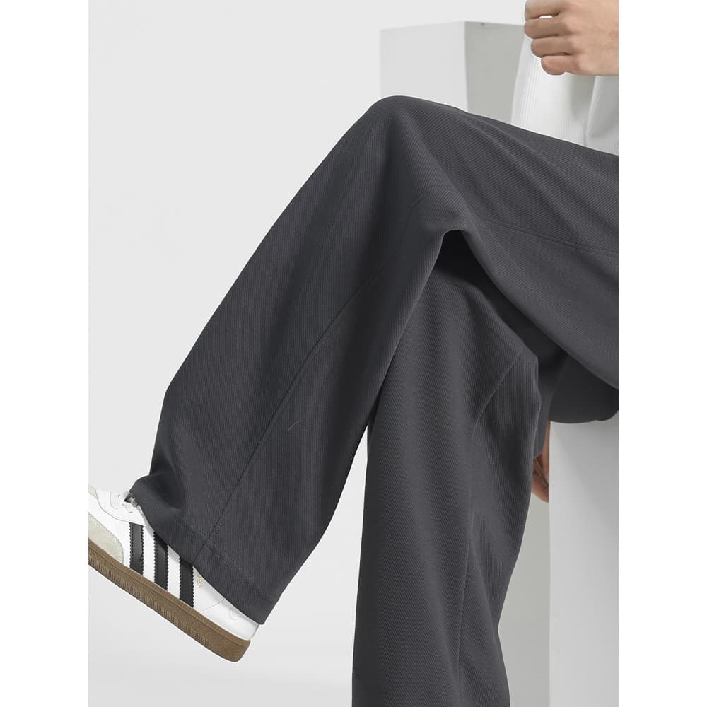 Drape Sweatpants masculino outono novo estilo calças retas calças masculinas de perna larga Casual calças masculinas pri