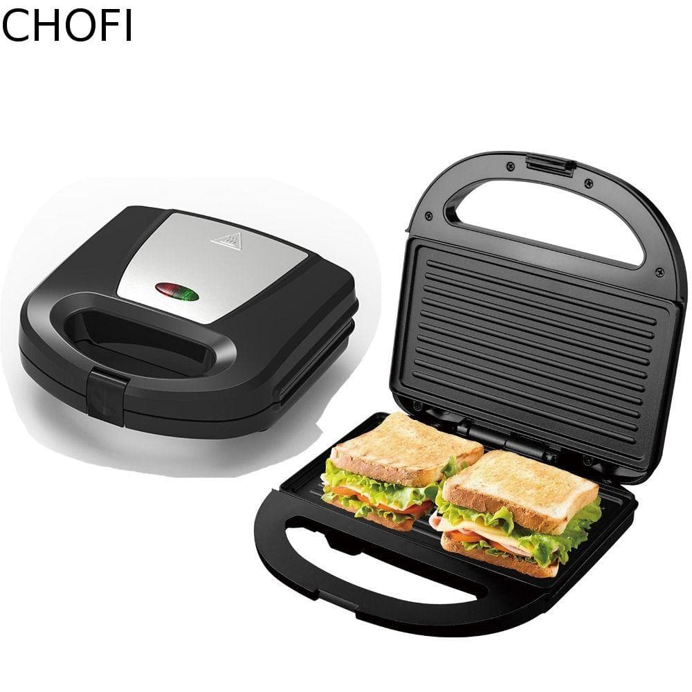 Prensa Para Sanduíches De Waffle CHOFI , Fabricante De Café Da Manhã Com Superfície Antiaderente De Material Resistente