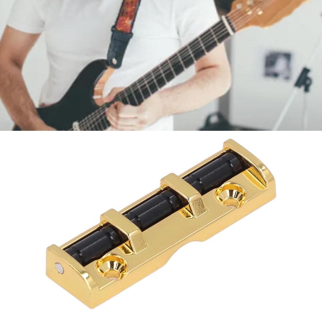 Pinkdayone-BR Mingzhe Porca de rolo de guitarra elétrica, substituição de 6 cordas de metal durável para todas as