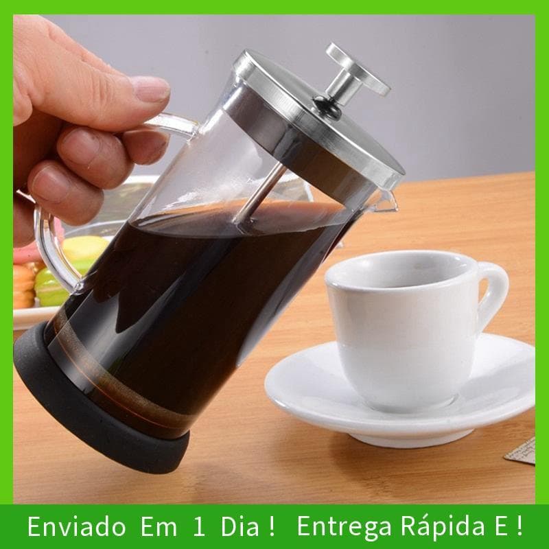 - joyce Prensa Francesa De Vidro Preguiçoso , Cafeteira De Aço Inoxidável , Multifuncional , Acessórios De Café 800ml