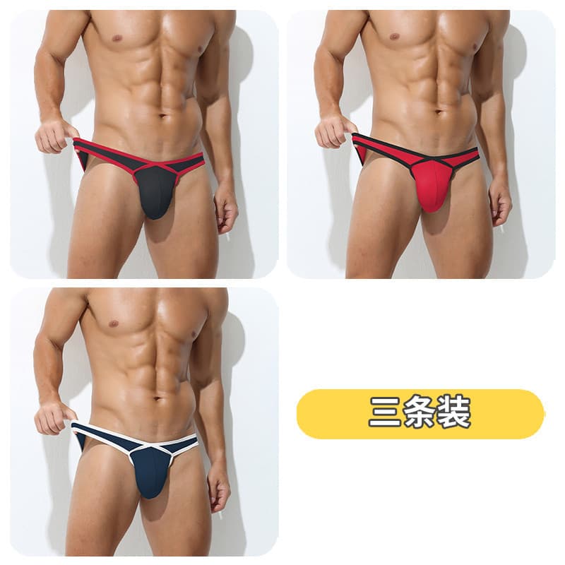 Novo produto roupa interior masculina de seda gelo Super alta elástica cuecas masculinas antibacterianas Shorts masculin
