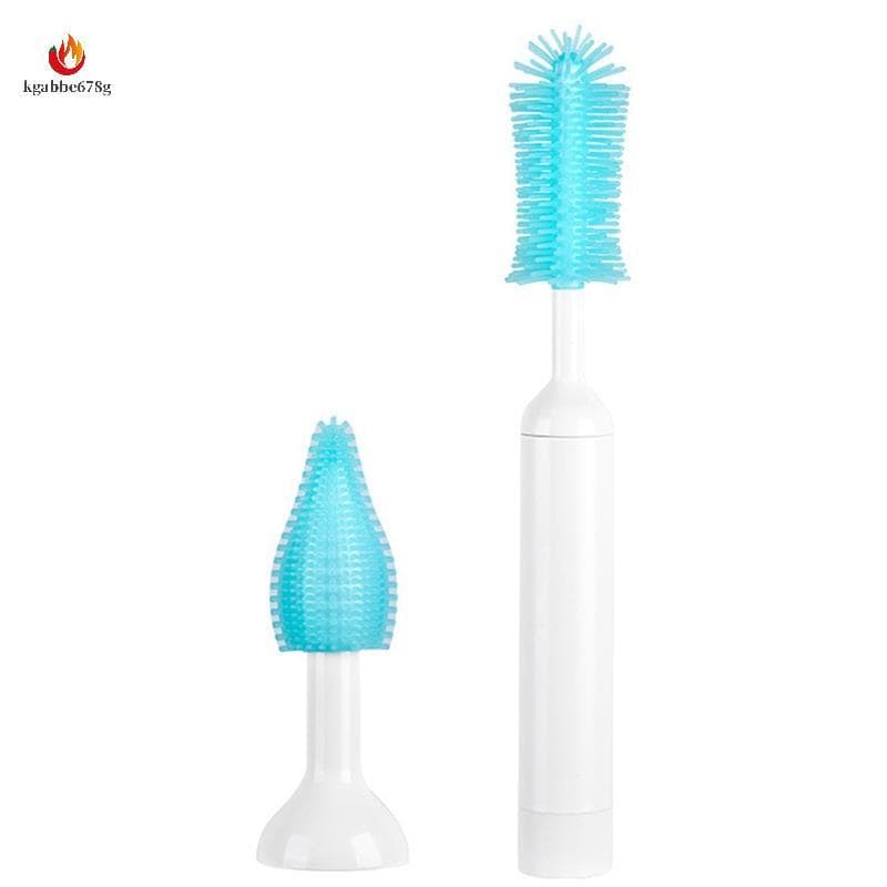 Kit Elétrico De Escova Para Mamadeira-De Silicone E Limpador De Mamilos Mamadeiras , Bombas De Seios kgabbe678g.br