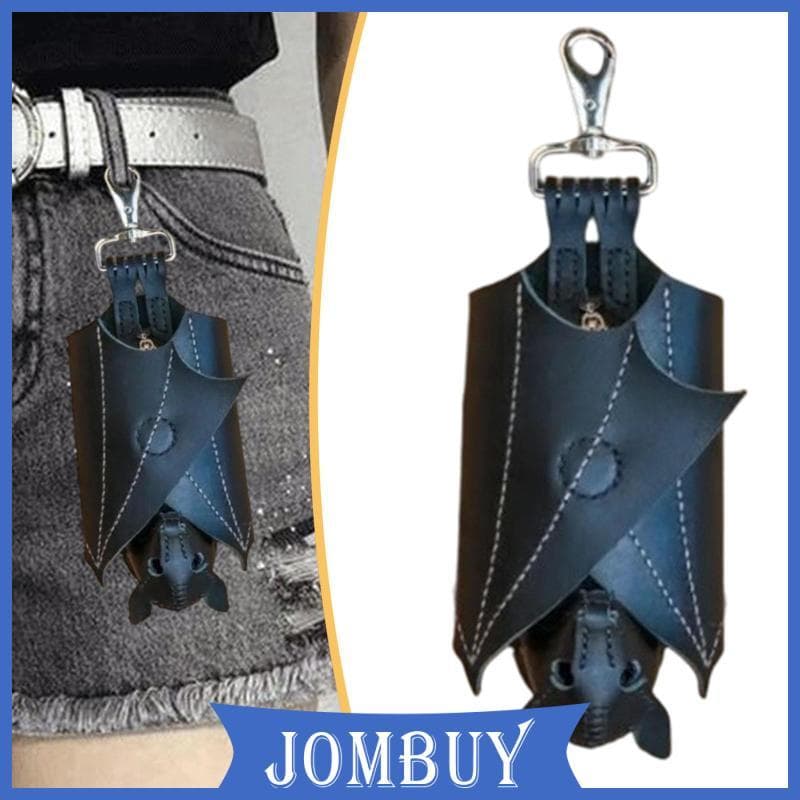 [Jombuy] Bolsa De Couro PU Fofa Exclusiva Com Zíper Capa Para Chave De Carro Homens E Mulheres Feita À Mão Em Formato De
