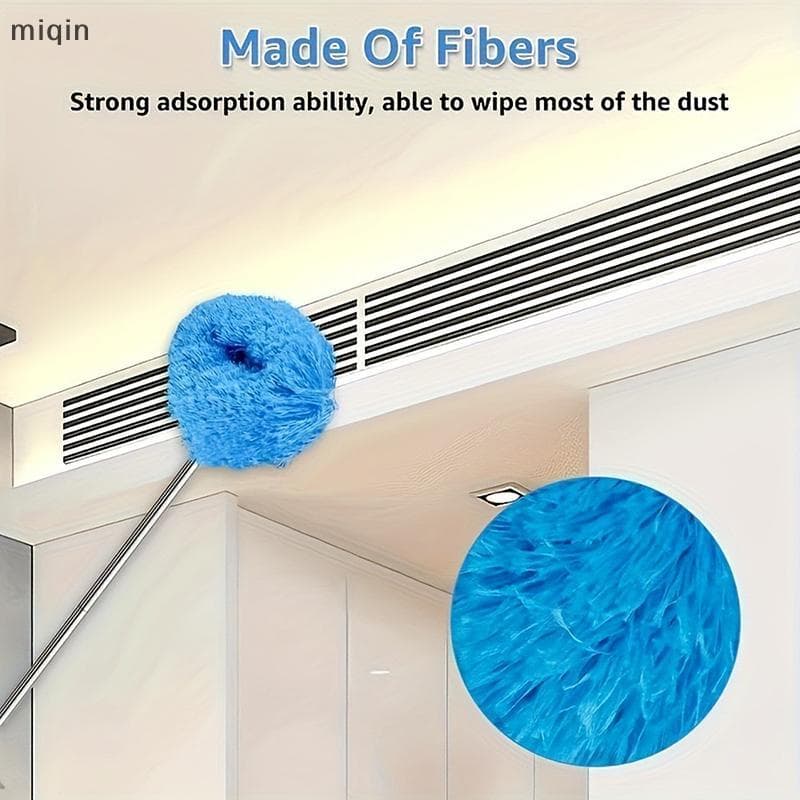Espanador De Ventilador De Teto De Microfibra Estende Até 80 Cm De Comprimento , Escova De Limpeza Reutilizável Para Dom