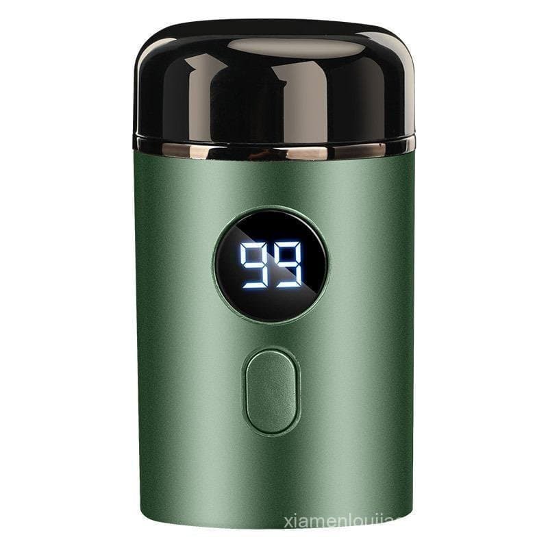 Mini barbeador elétrico, barbeador de viagem, barbeador portátil sem fio à prova d'água IPX7, carregamento Tipo-C, mini