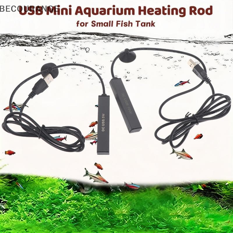 BEC USB Mini Haste De Aquecimento De Aquário Para Pequeno Tanque De Peixes Regulador De Temperatura Termostato Aquecedor