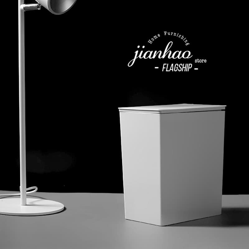 Nordic Desktop Mini lata de lixo influenciador bonito pequena mesa casa quarto cabeceira mesa café criativo sala estar