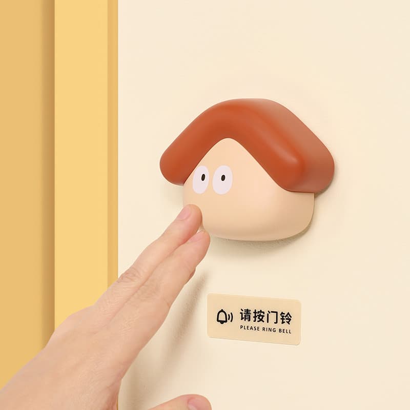 MUID novo estilo campainha doméstica bonito sem fio idosos Pager porta de entrada controle remoto eletrônico Ultra-longa