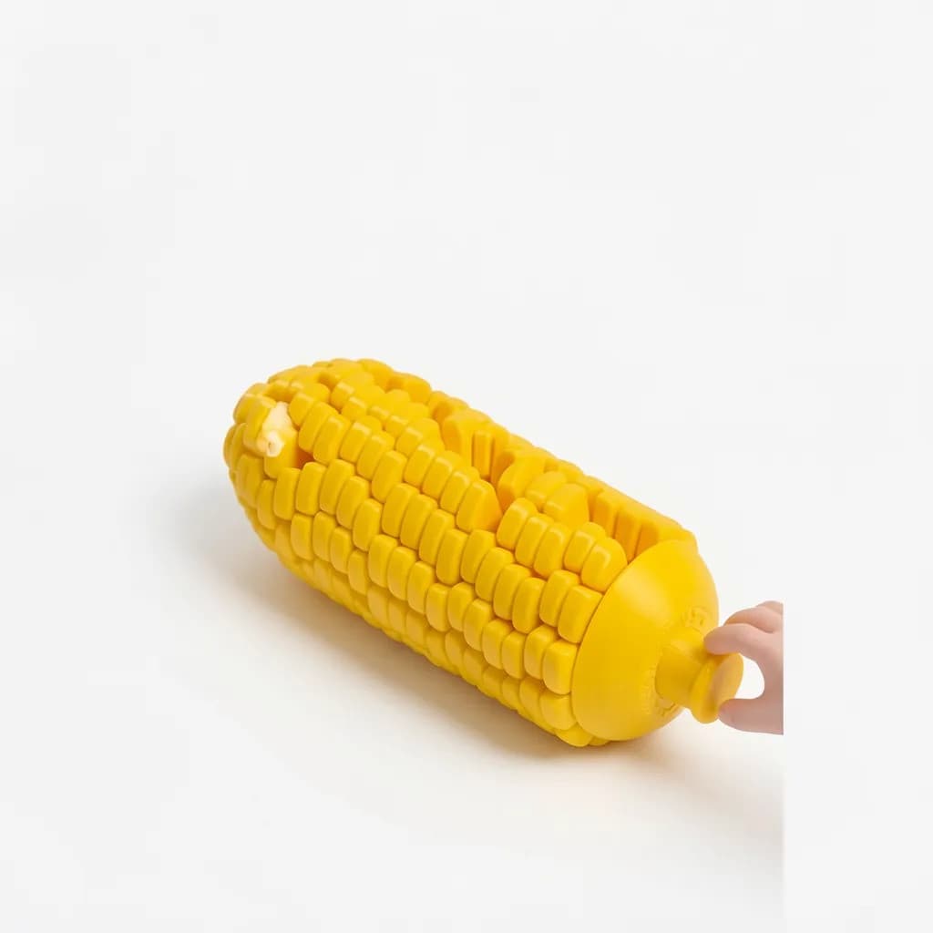 Brinquedo Sensorial Articulado Milho Coordenação Tátil Gira