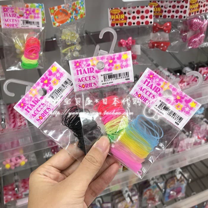 Pronto estoque japão Nishimatsuya bebê menina crianças pequeno anel de cabelo cabeça corda acessórios para o cabelo do b