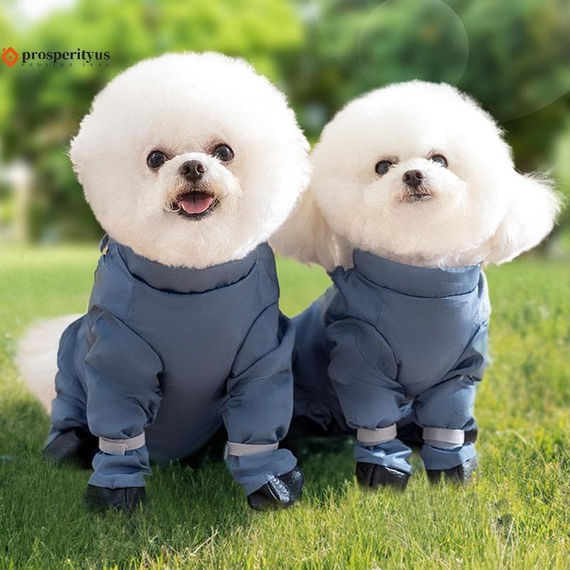 [PPTS] Botas Suspensas Para Cães , Simples , À Prova D'água , Bota De Chuva Ajuste Ajustável , Sapatos Calças Animais De