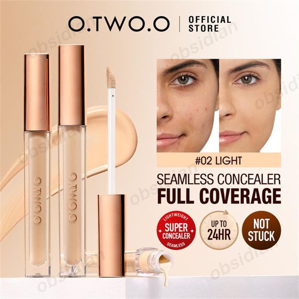 Corretivo Iluminador O.TWO.O, Corretivo de Alta Cobertura, Maquiagem com Acabamento Suave, Corretivo para Manchas