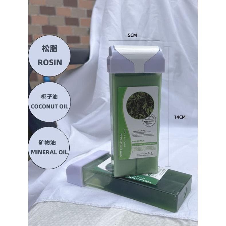 Cera depilatória Roll-On cera quente múltiplas cores fragrância cuidados pessoais cera de abelha 100g
