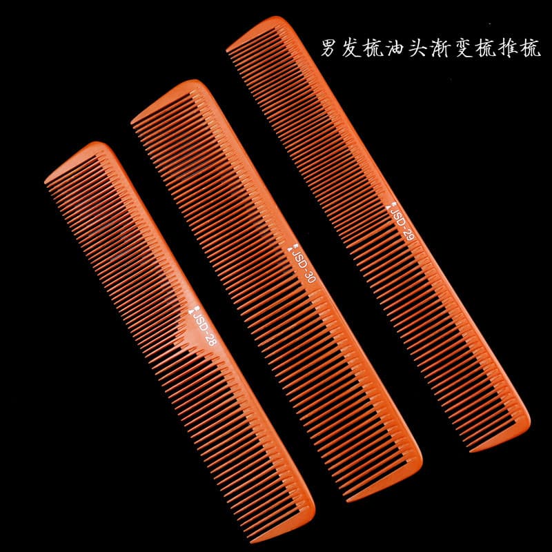Jusentang pente de cabeleireiro profissional pente de cabelo masculino óleo pente de cabelo baquelite pente de corte de