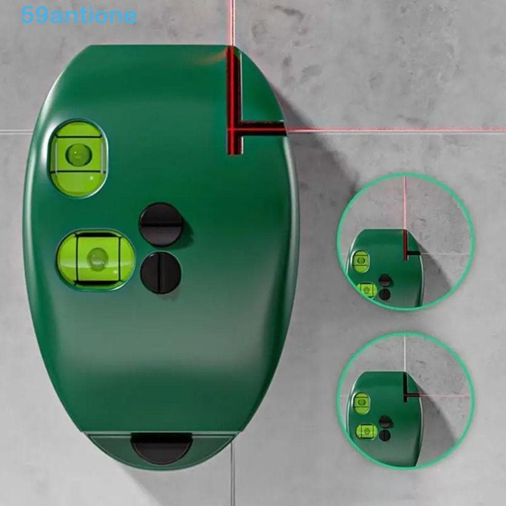 Nível De Laser Do Mouse , Bolha De Ângulo Reto De Linha Horizontal Vertical , De 90 Graus , 2 Linhas De Níveis
