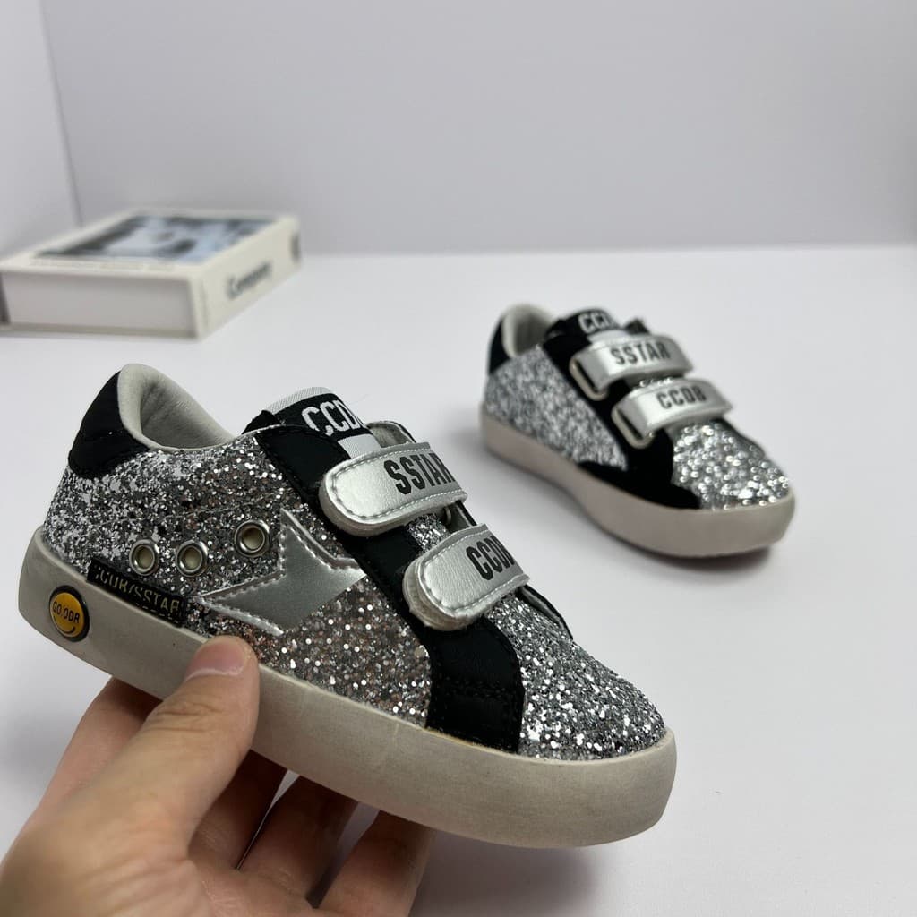 5078 Quatro Estações Novas Crianças Estrela Tênis Estilo Coreano Moda Meninas Sapatos Casuais Sola Macia Pequenos Sujos