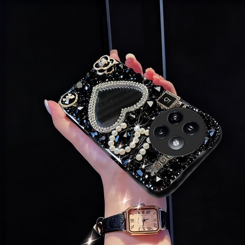 Strass com espelho adequado para Xiaomi Civi4Pro caso de telefone senhoras 11 juventude edição feminina 17max15