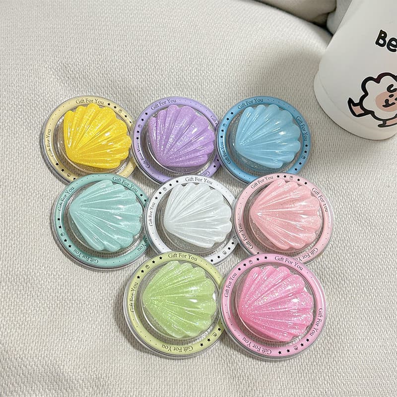 magsafe popsocket griptok magsafe Cor sólida Glitter tridimensional escudo suporte de Airbag do telefone móvel adesivo t