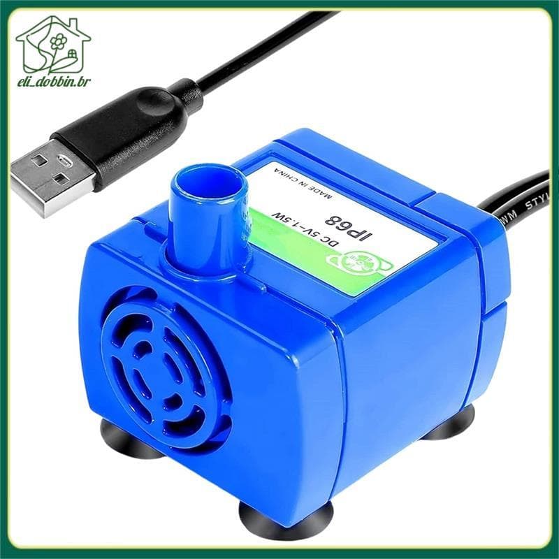 Bomba De Substituição Para Fonte De Água Gatos-Animais De Estimação Extremamente Silenciosa-DC160 Com Cabo USB De 6 Pés