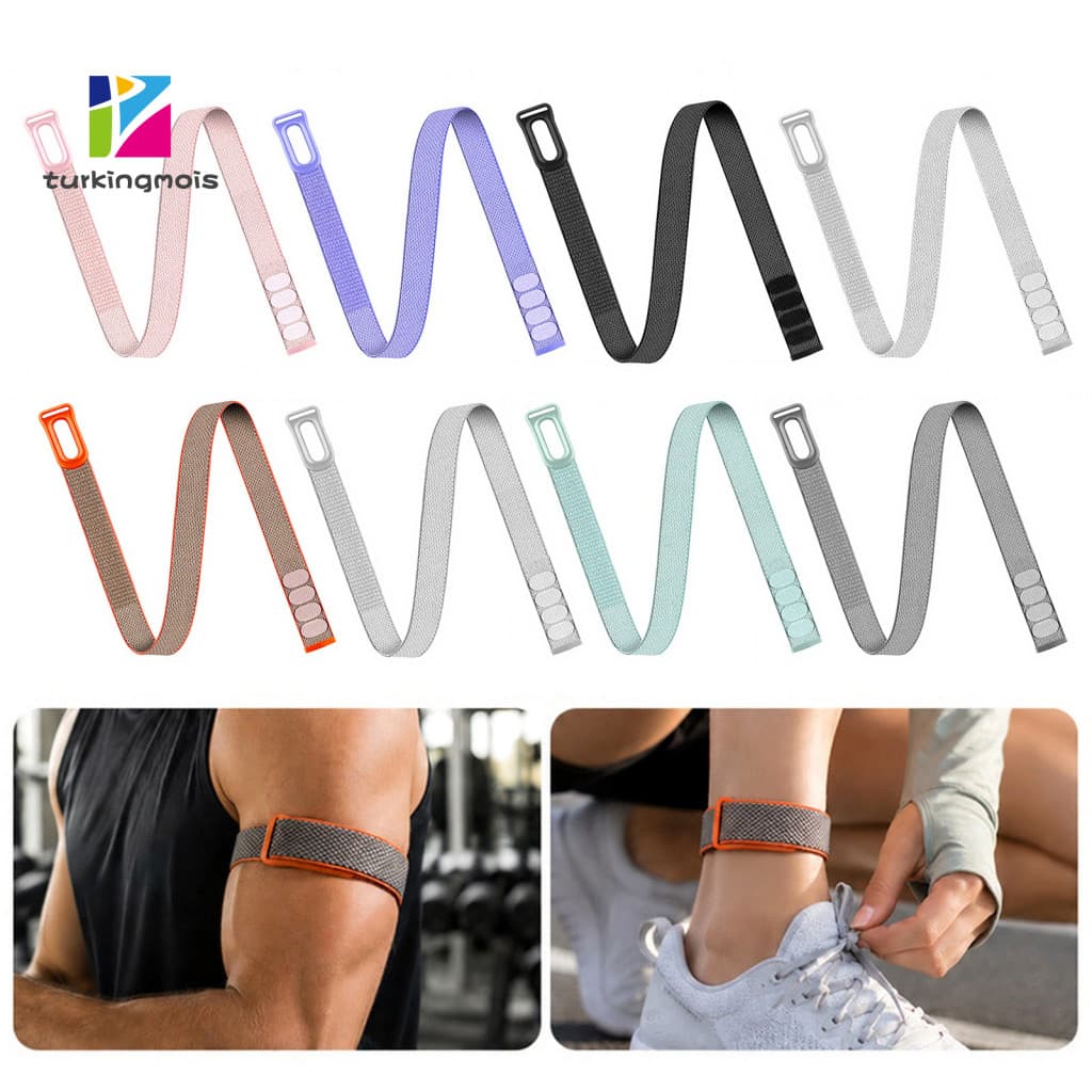Adjustable Bicep Band Replacement Arm Strap 430/500mm Nylon for Watch Breathable Woven Fitness Tracker Sport Armband for