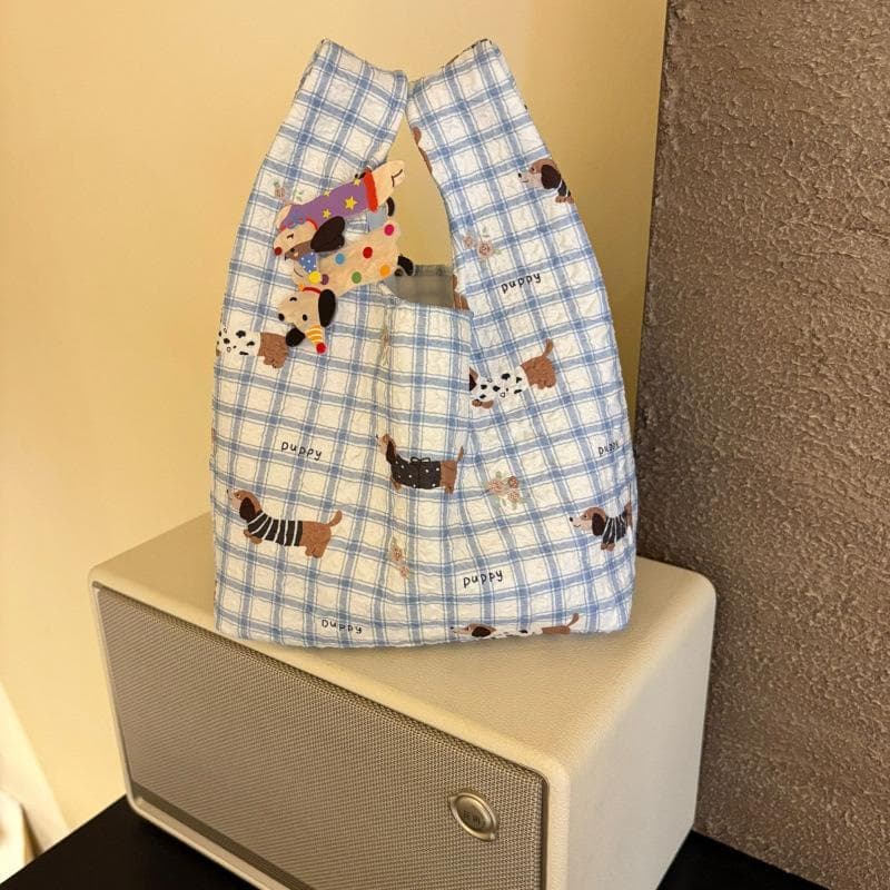 Novo estilo Lange Dachshund cão Commuter Tote estilo grande capacidade saco de armazenamento Outing contraste cor portát