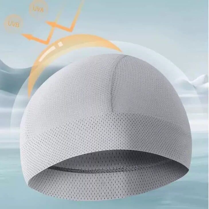 boné masculino boné Boné de ciclismo de seda gelo masculino verão capacete da motocicleta forro protetor solar capuz d