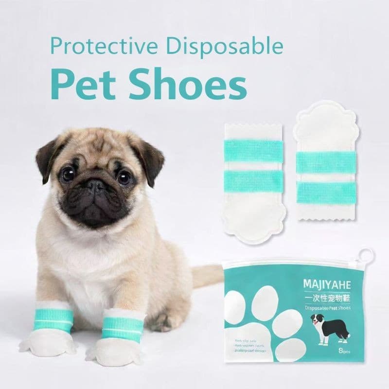 Sapatos Descartáveis para Cães, Impermeáveis e Antiderrapantes, 20 Peças para Cães Pequenos, Médios e Grandes