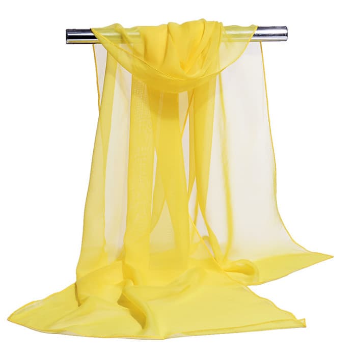 Cor sólida Chiffon cachecol doce cor luz transparente gaze cachecol mãe pescoço proteção cachecol feminino viagem fotogr