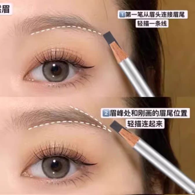 Li Jiaqi recomendado Designer de tatuagem dedicado linha de sobrancelha selvagem nevoeiro sobrancelha não-desvanecimento