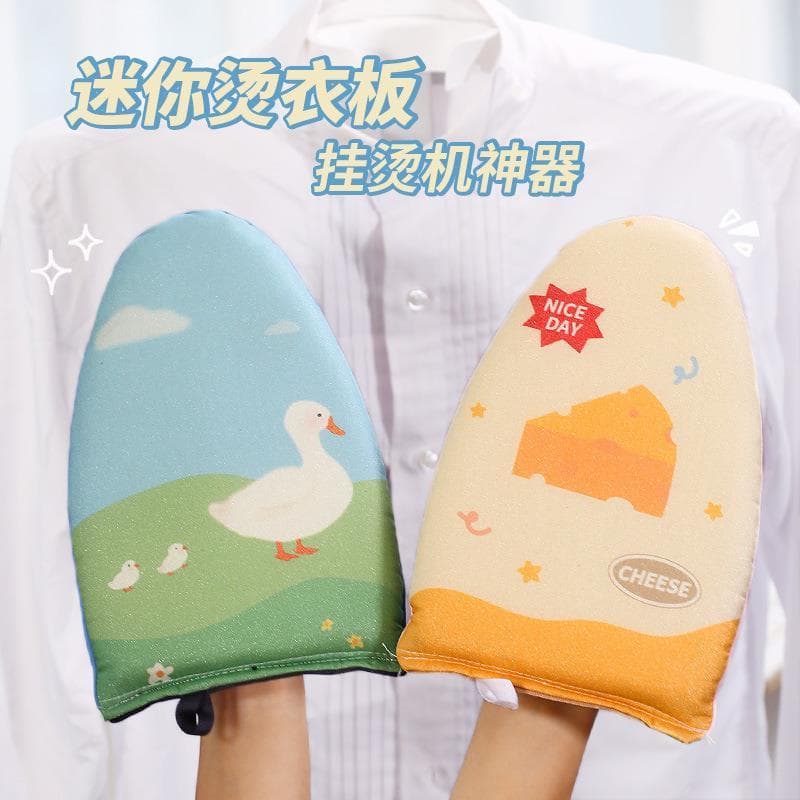 Mini tábua de passar roupa portátil Tábua de passar roupa especial para passar roupas Luvas Anti-passar Casa pequena Máq
