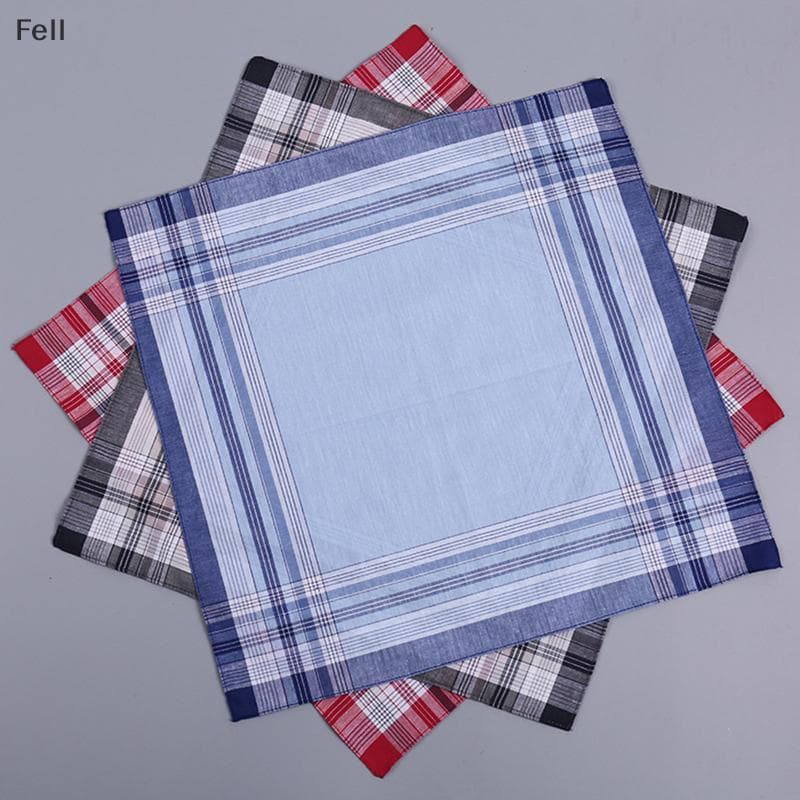 [Fel] Toalha De Lenço De Algodão 40x40cm Para Adultos , Rosto Grande Quadrada , Uso Múltiplo , Pano De Limpeza De Suor M