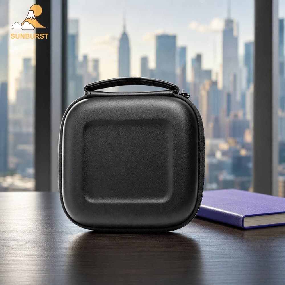[Sunburst1 . br] EVA Hard Case Bolsa De Transporte Para Ventilador Shark ChillPill Shell Armazenamento De Viagem
