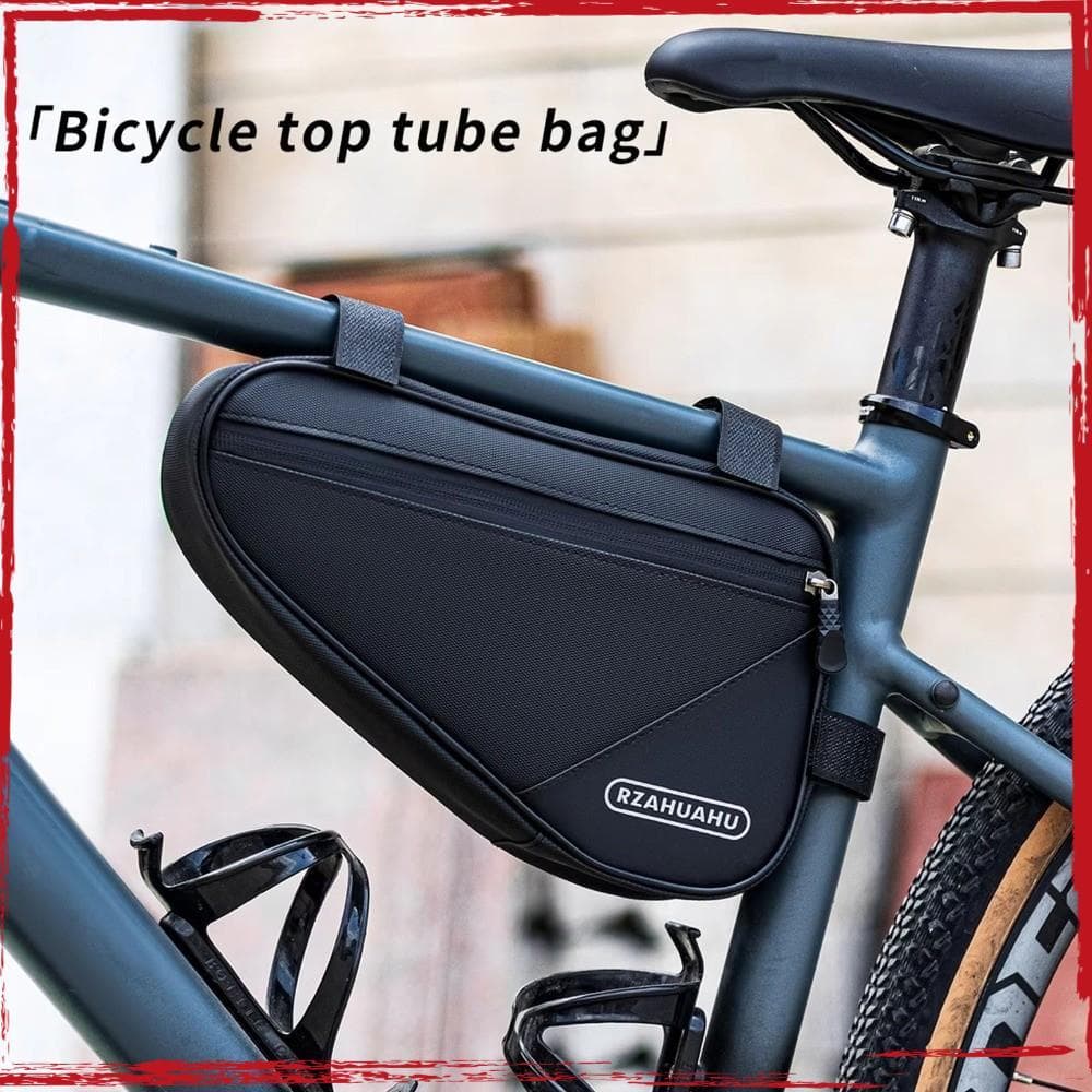 Bolsa Triangular Para Bicicleta , Leve À Prova D'água Quadro Frontal De , Grande Capacidade