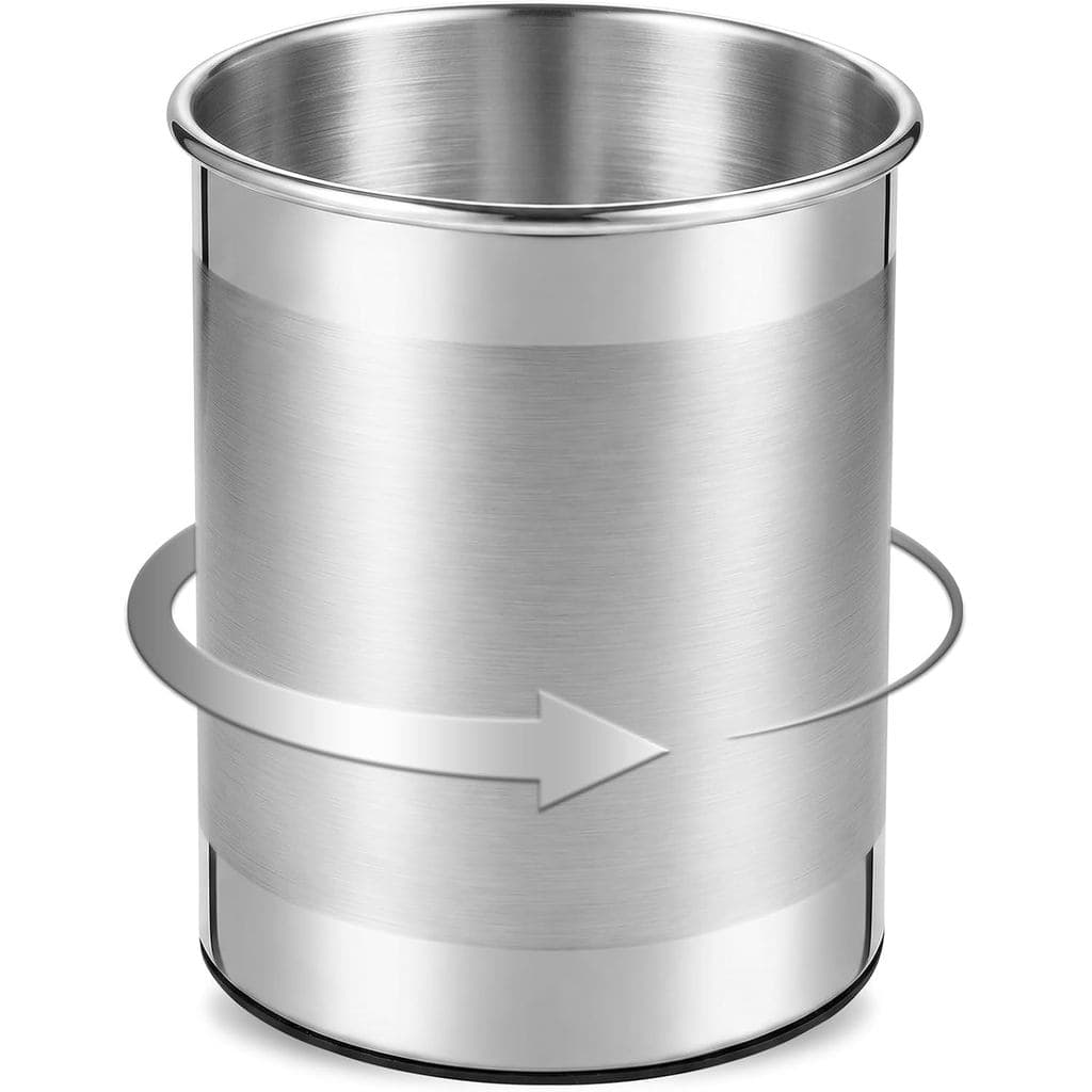360 ° Porta-Utensílios Giratório De Aço Inoxidável , Extra Grande