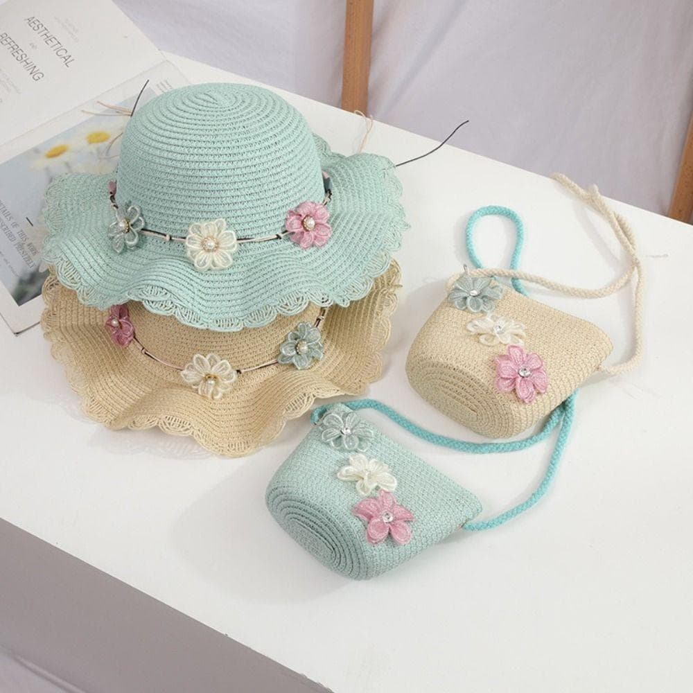 Chapéu De Sol Para Meninas , Várias Cores , Infantil De 2 A 8 Anos Pescador Fofo Da Moda , Praia